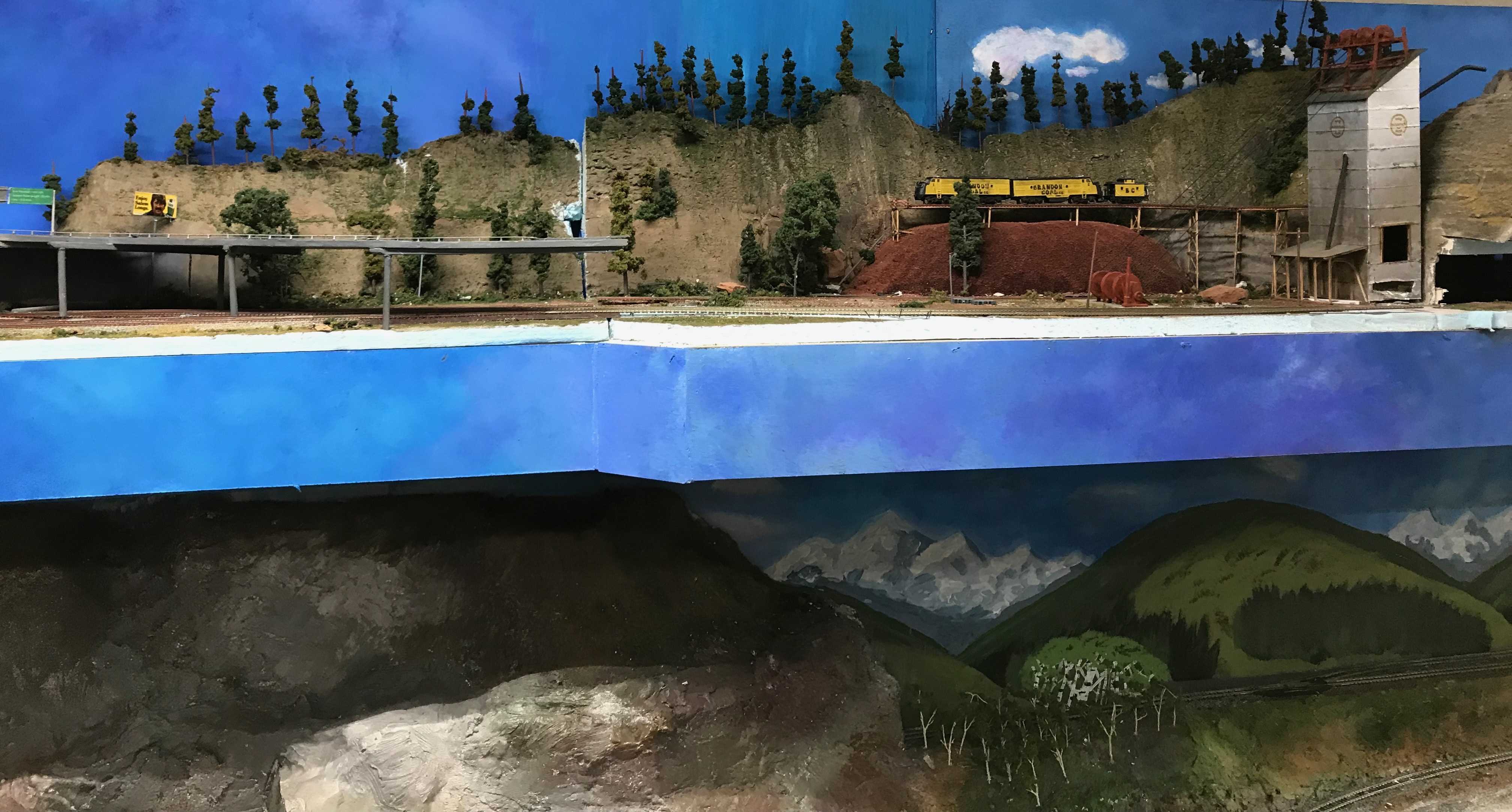 Work is progressing on the upper level of the N Scale Layout.